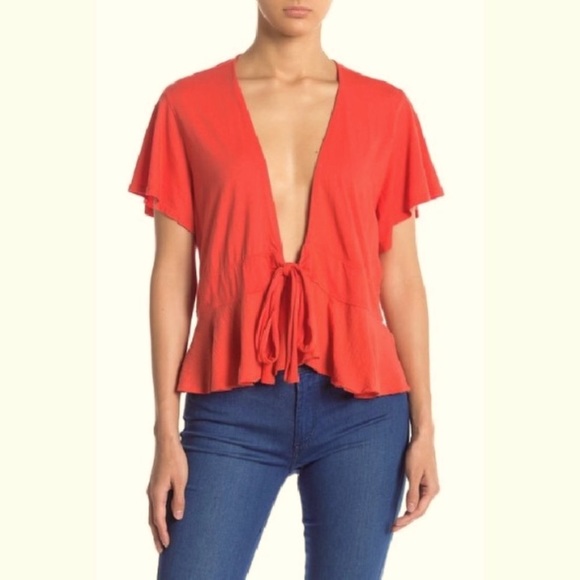 Free People Knot Me Tee - Picture 1 of 4